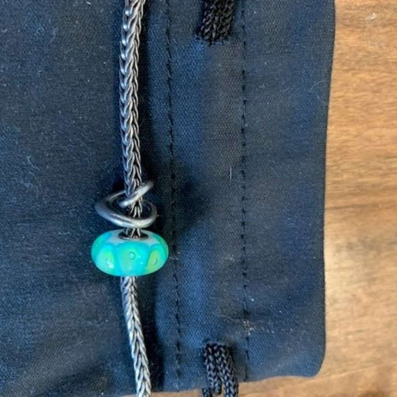 My Sweet Stories Bead  Trollbeads Glass bead murano turquoise - Picture 2 of 2